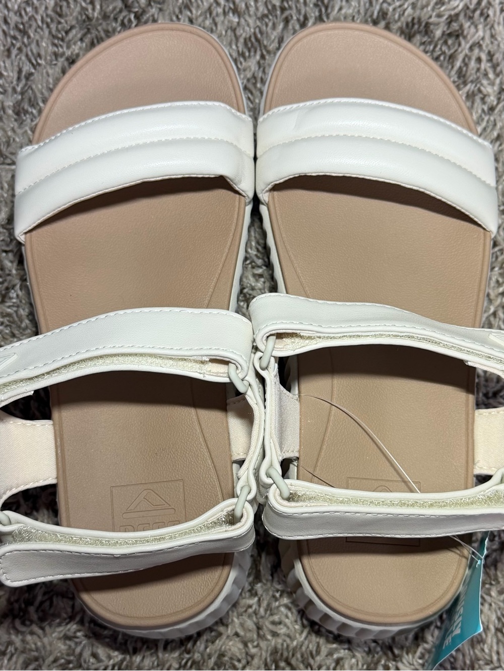 Reef Vista Higher Raya Ankle Strap Sandals Women’s Size 8 Beige CJ6557 NEW - Picture 10 of 10